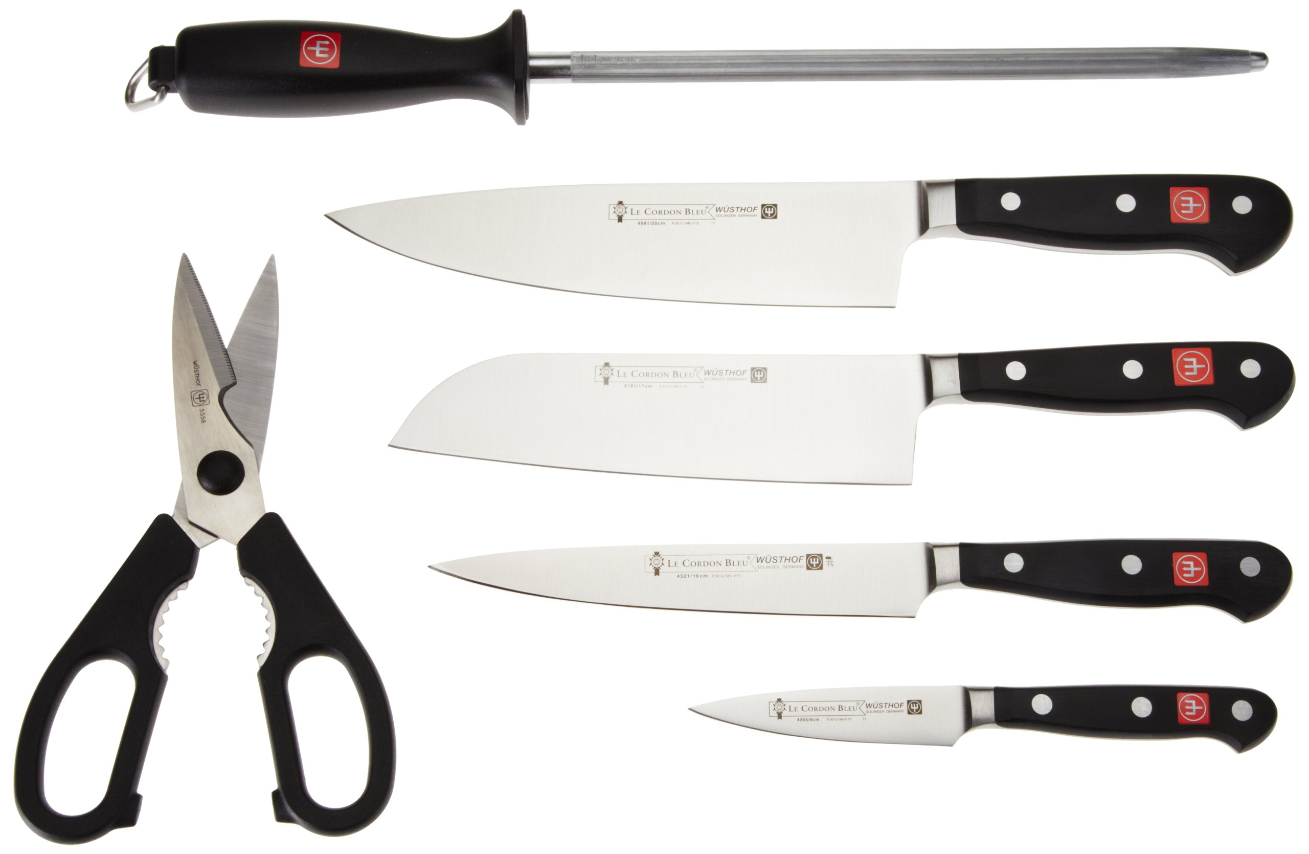 Buy Wusthof Le Cordon Bleu Professional Block Knife set, 7-Piece